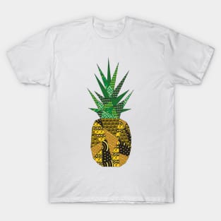 Doodled Polygonal Pineapple T-Shirt